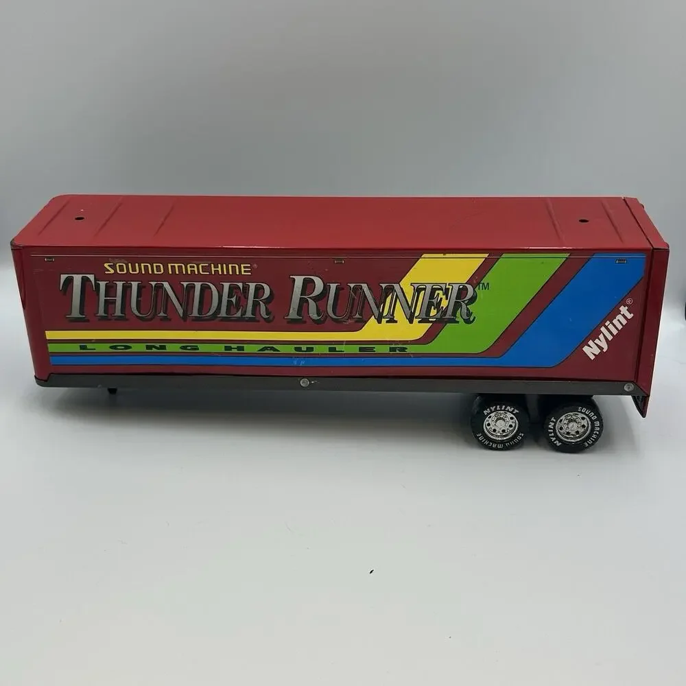 Vintage Nylint Thunder Runner Semi Truck Sound Machine Metal - USA - Tested Work
